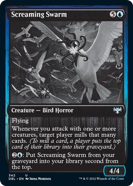 Screaming Swarm [Innistrad: Double Feature] Magic: The Gathering
