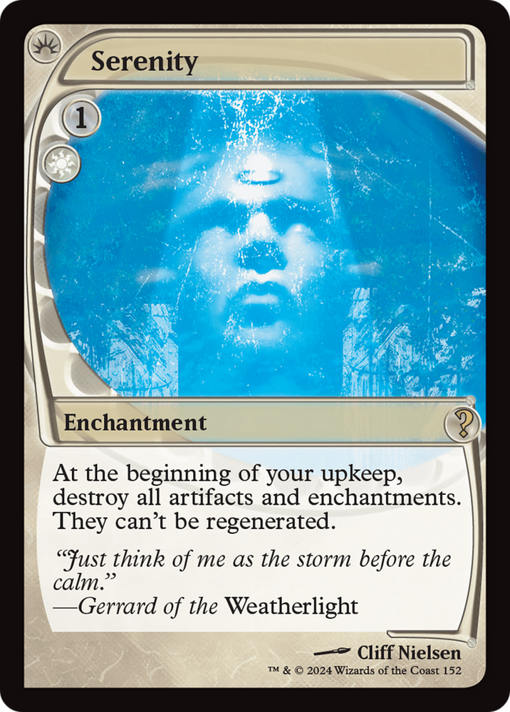Serenity (Future Sight) [Mystery Booster 2] Magic: The Gathering