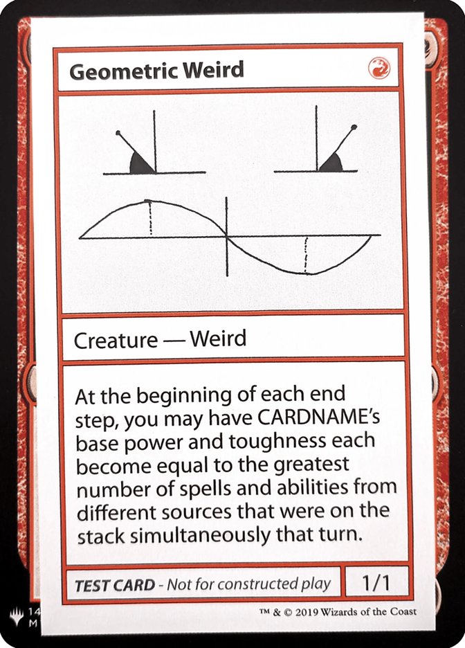 Geometric Weird [Mystery Booster Playtest Cards] Magic: The Gathering
