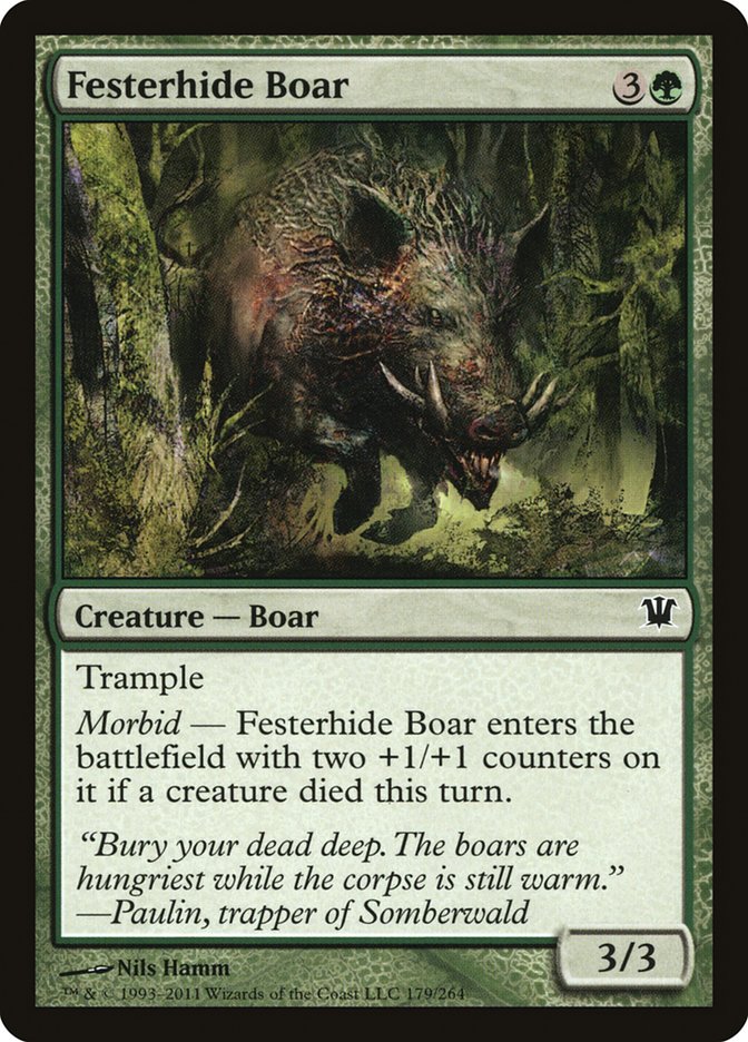 Festerhide Boar [Innistrad] Magic: The Gathering
