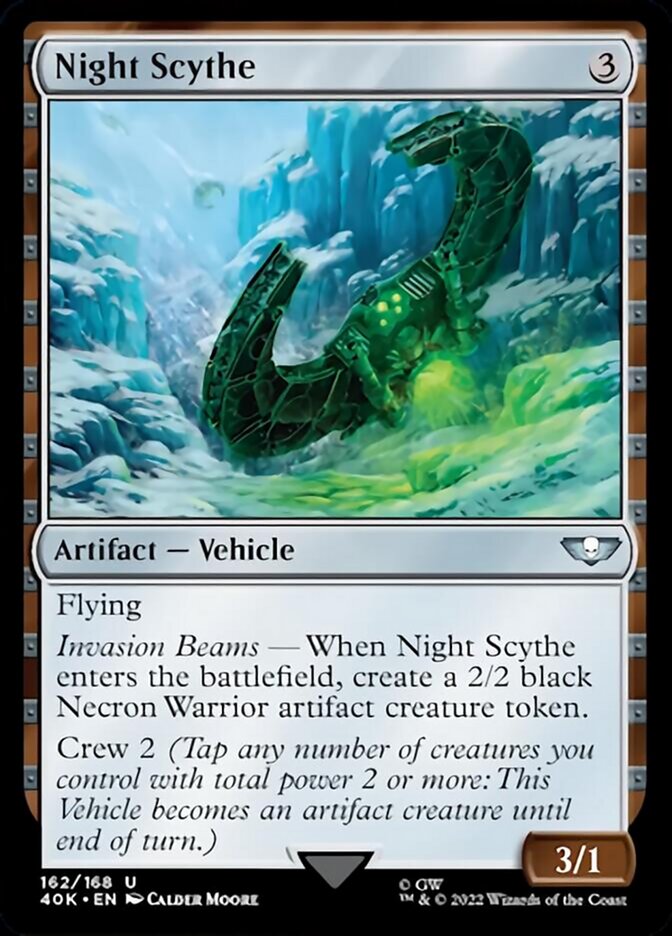 Night Scythe (Surge Foil) [Warhammer 40,000] Magic: The Gathering