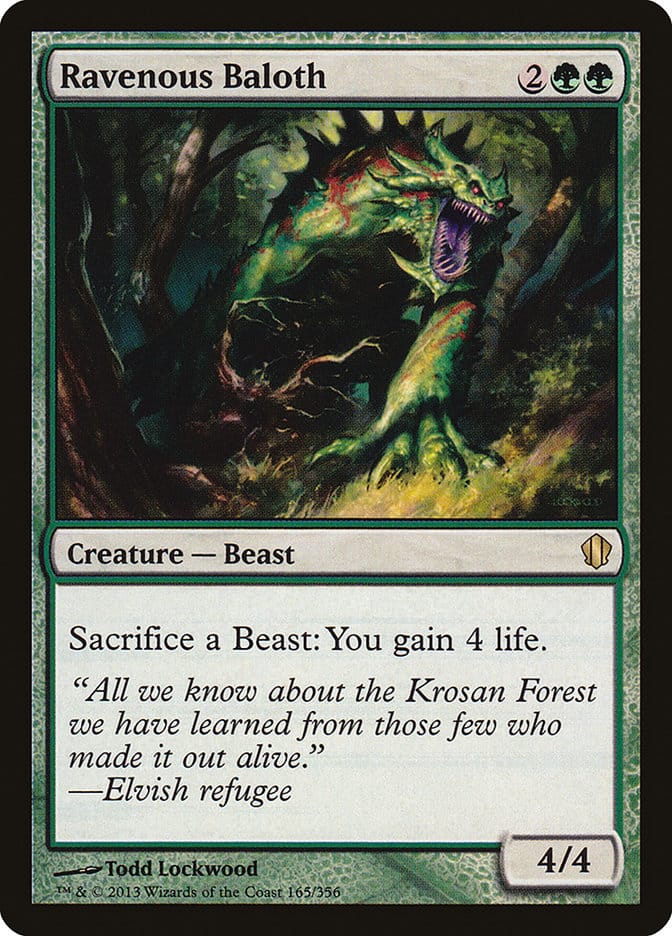 Ravenous Baloth [Commander 2013] Magic: The Gathering