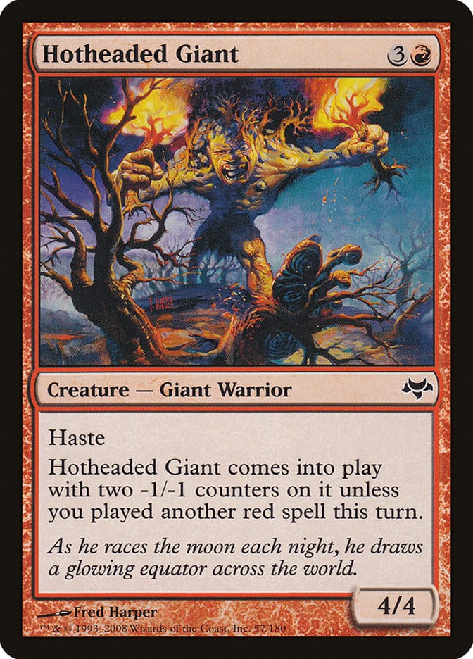 Hotheaded Giant [Eventide] Magic: The Gathering
