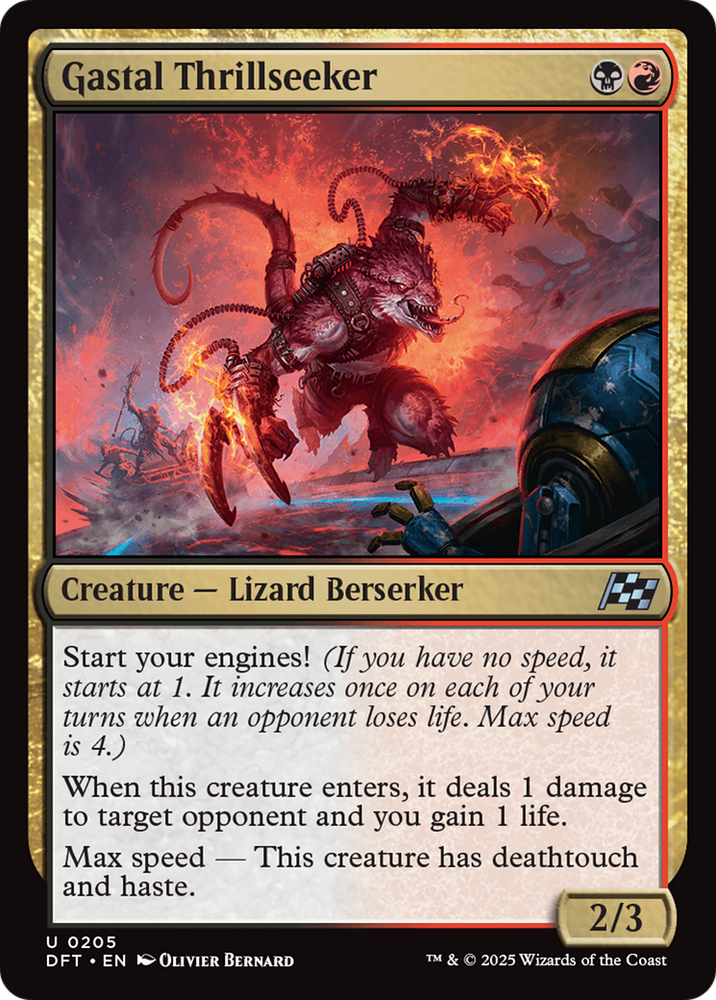 Gastal Thrillseeker [Aetherdrift] Magic: The Gathering