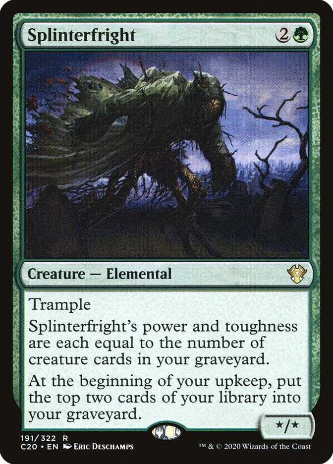 Splinterfright [Commander 2020] Magic: The Gathering