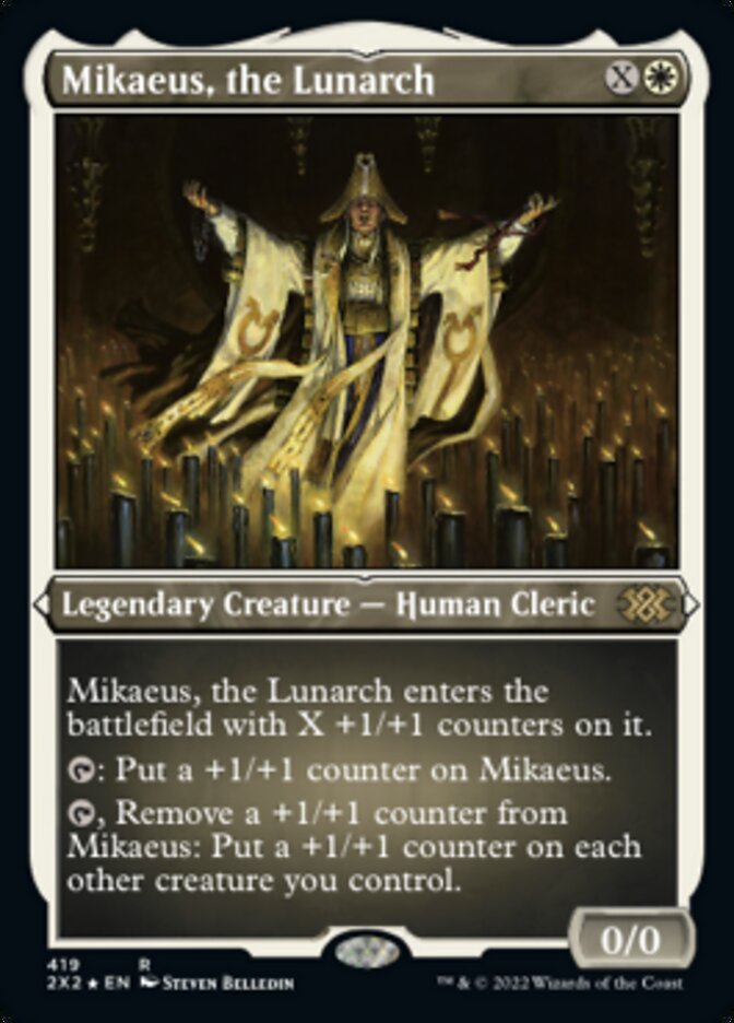 Mikaeus, the Lunarch (Foil Etched) [Double Masters 2022] Magic: The Gathering
