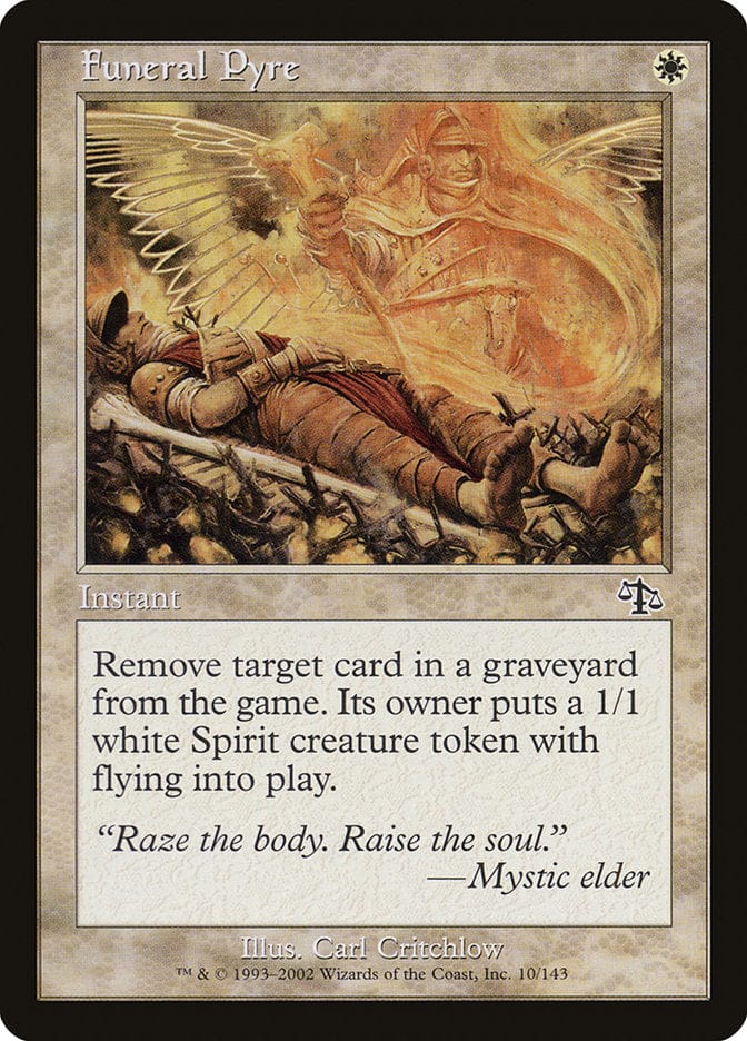 Funeral Pyre [Judgment] Magic: The Gathering
