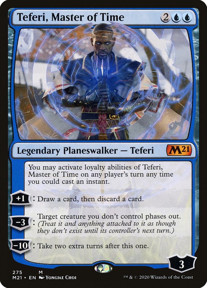 Teferi, Master of Time (275) [Core Set 2021] Magic: The Gathering