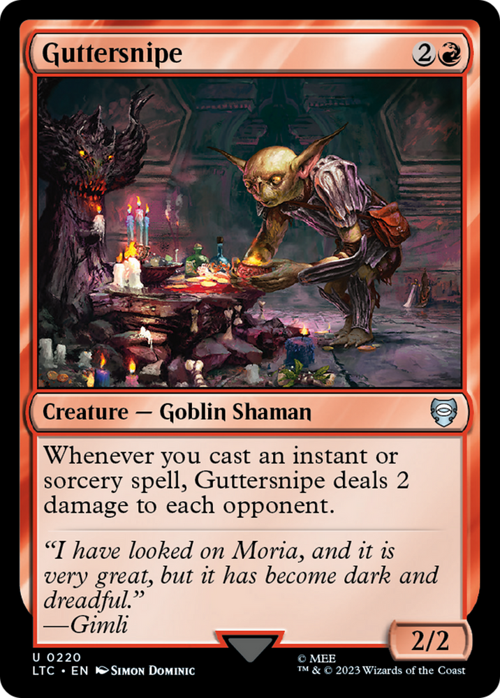 Guttersnipe [The Lord of the Rings: Tales of Middle-Earth Commander] Magic: The Gathering