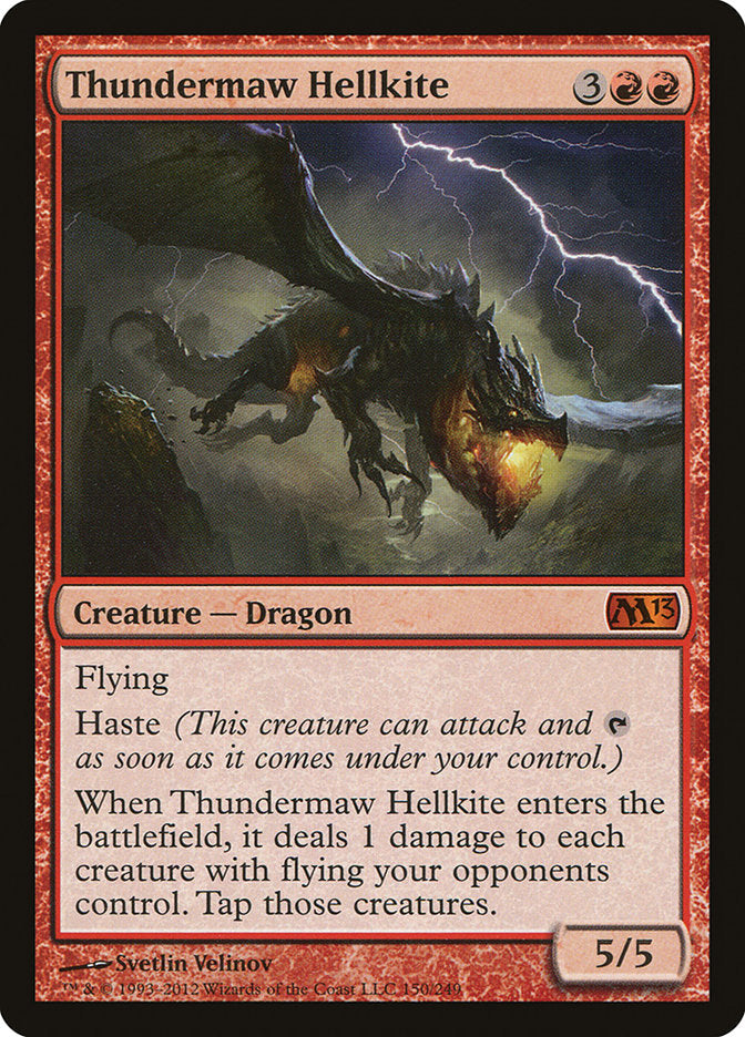 Thundermaw Hellkite [Magic 2013] Magic: The Gathering