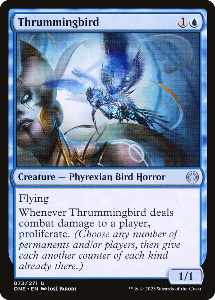 Thrummingbird [Phyrexia: All Will Be One] Magic: The Gathering