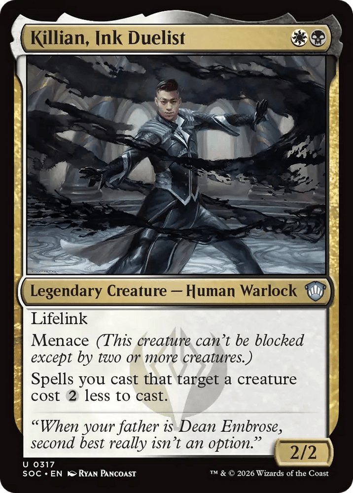 Killian, Ink Duelist [Secrets of Strixhaven Commander]
