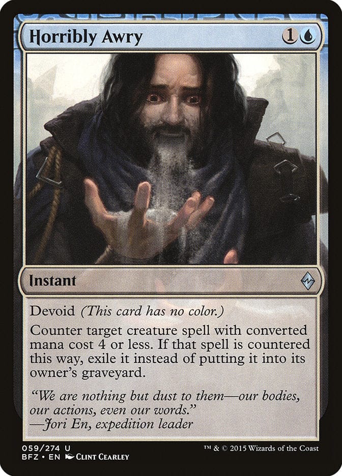 Horribly Awry [Battle for Zendikar] Magic: The Gathering