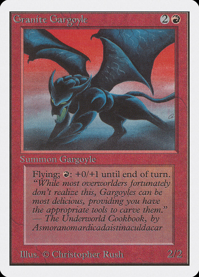 Granite Gargoyle [Unlimited Edition] Magic: The Gathering