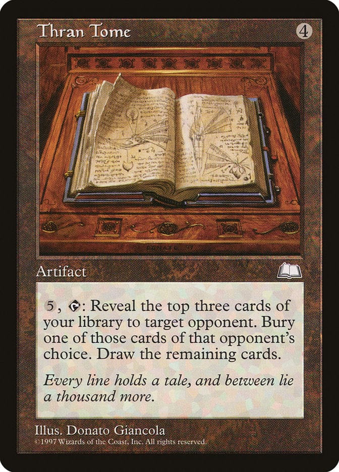 Thran Tome [Weatherlight] Magic: The Gathering