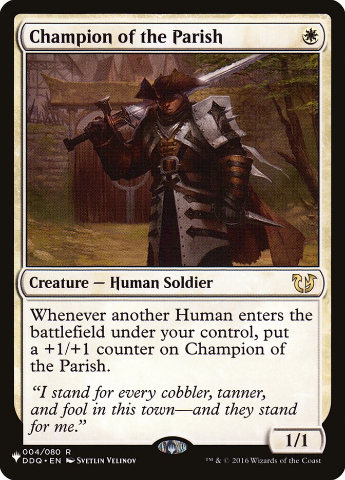 Champion of the Parish [The List] Magic: The Gathering