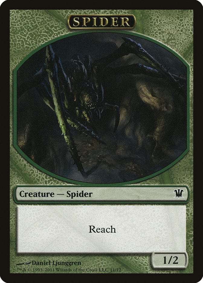 Spider Token [Innistrad Tokens] Magic: The Gathering