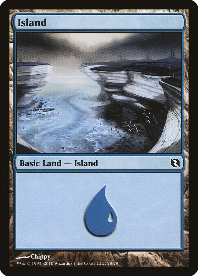 Island (78) [Duel Decks: Elspeth vs. Tezzeret] Magic: The Gathering