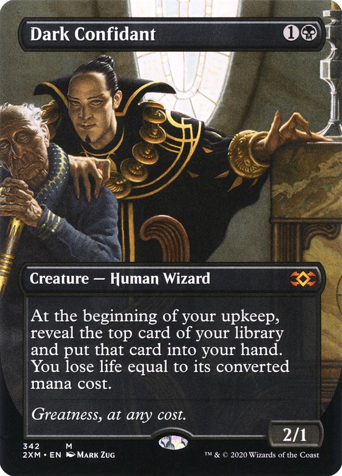 Dark Confidant (Toppers) [Double Masters] Magic: The Gathering
