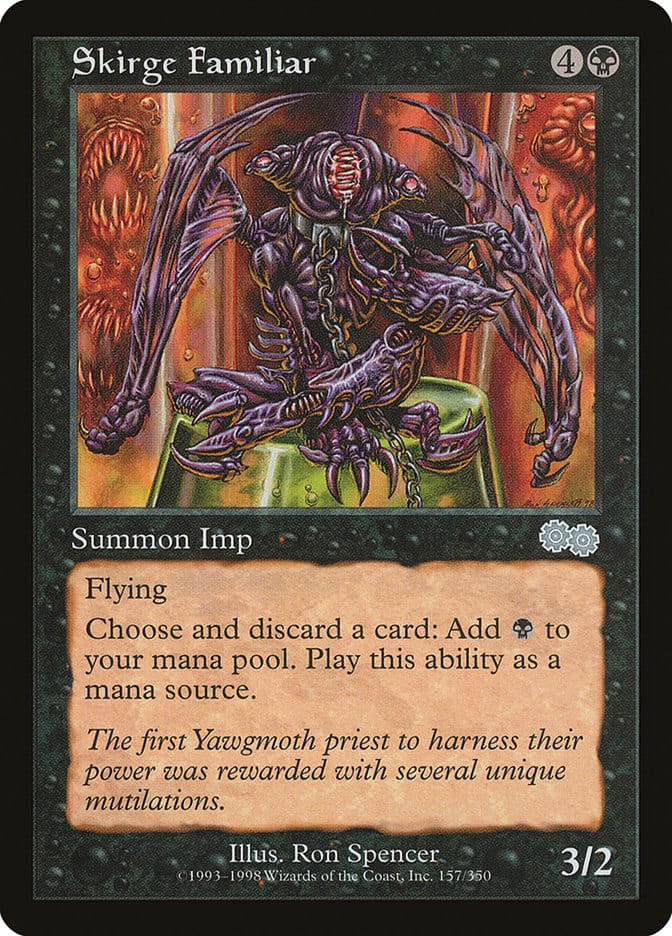 Skirge Familiar [Urza's Saga] Magic: The Gathering
