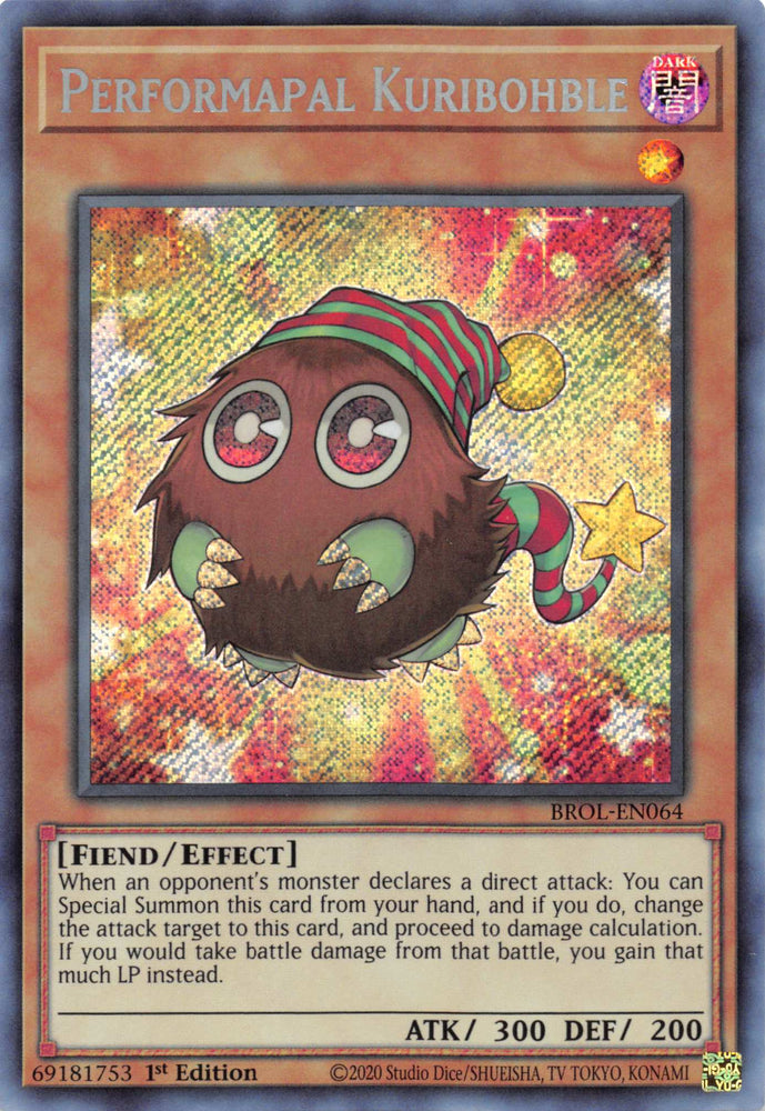 Performapal Kuribohble [BROL-EN064] Secret Rare - Yugioh Cards For Your TCG Needs!