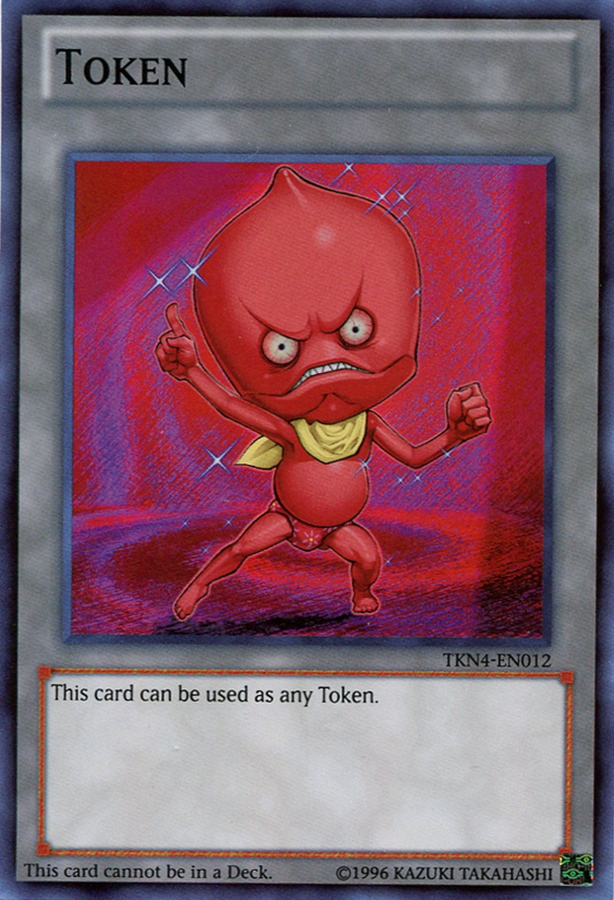 Ojama Token (Red) [TKN4-EN012] Super Rare Yu-Gi-Oh!