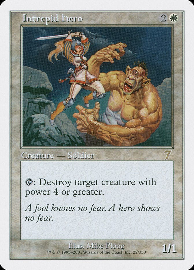 Intrepid Hero [Seventh Edition] Magic: The Gathering
