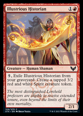 Illustrious Historian [Strixhaven: School of Mages] Magic: The Gathering