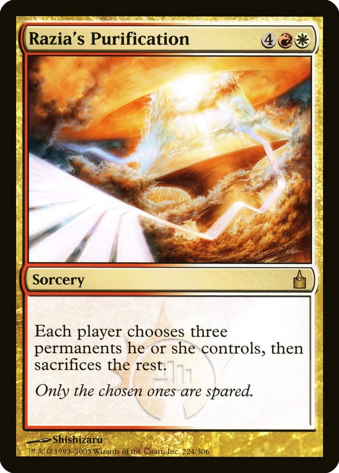 Razia's Purification [Ravnica: City of Guilds] Magic: The Gathering