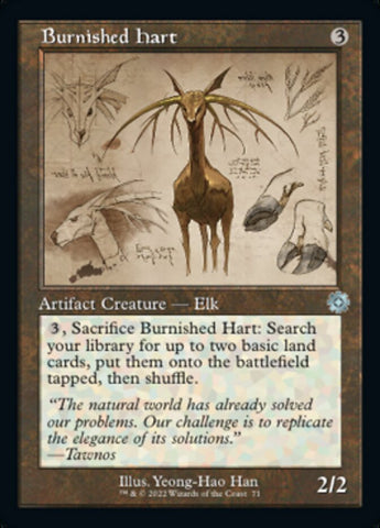 Burnished Hart (Retro Schematic) [The Brothers' War Retro Artifacts] Magic: The Gathering