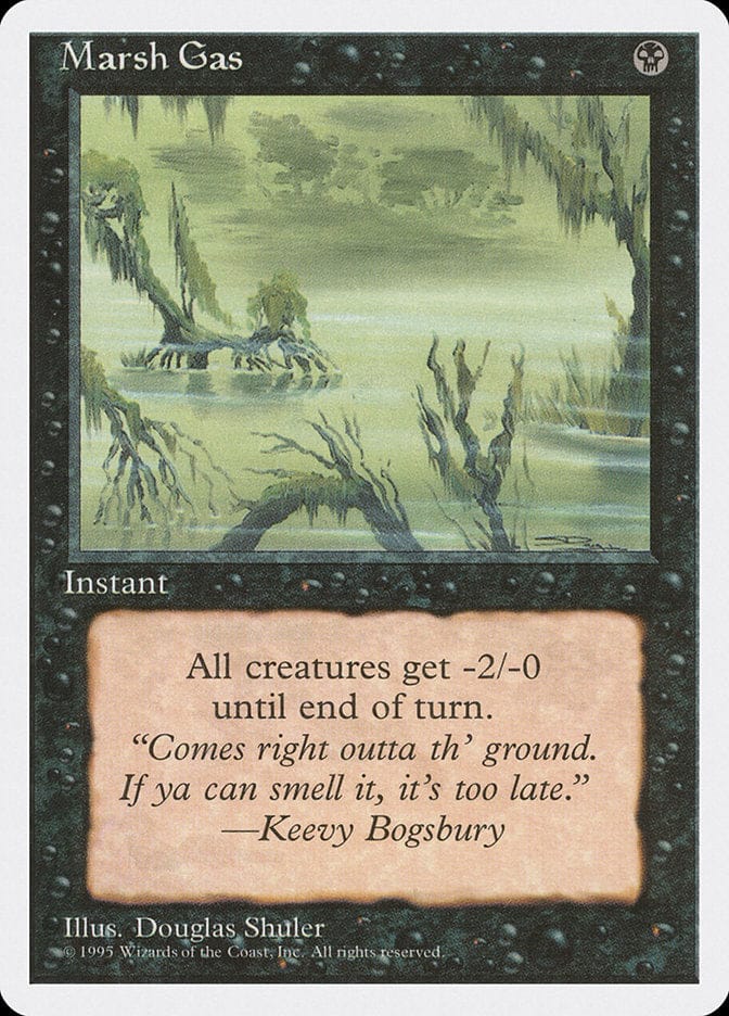 Marsh Gas [Fourth Edition] Magic: The Gathering