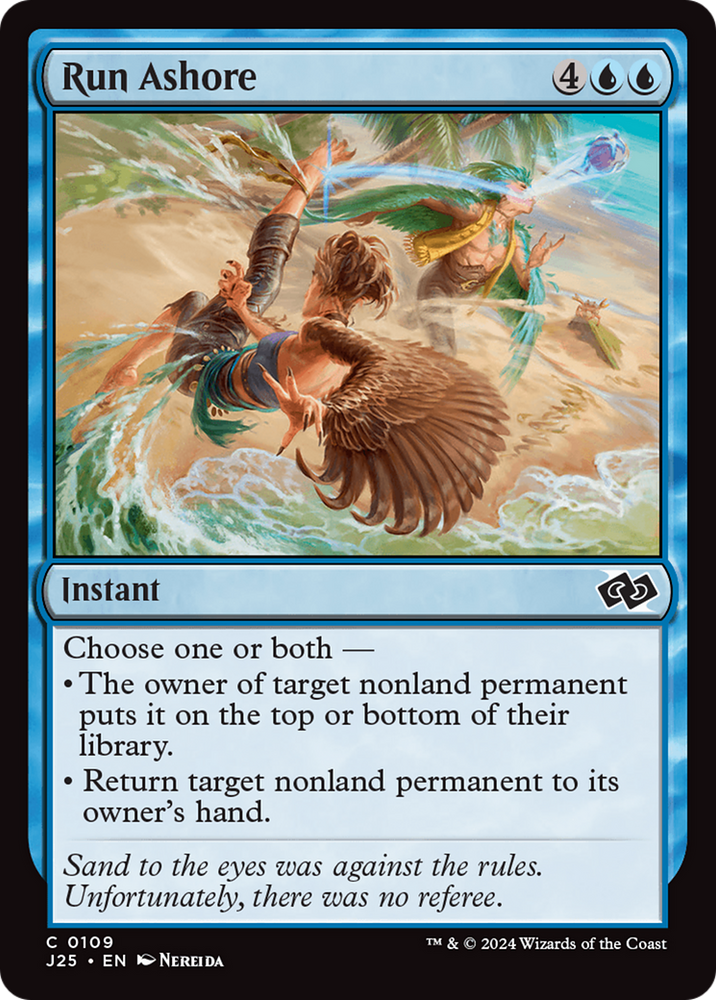 Run Ashore [Foundations Jumpstart] Magic: The Gathering
