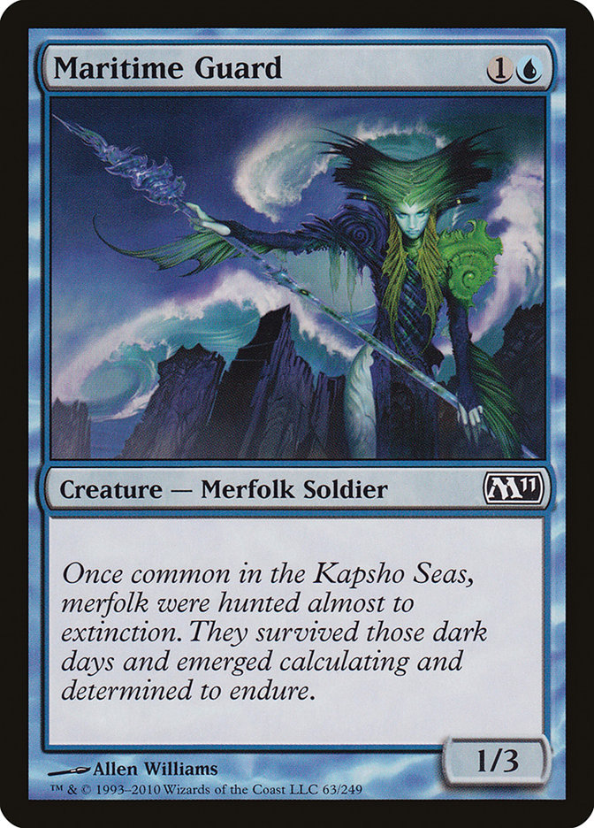Maritime Guard [Magic 2011] Magic: The Gathering