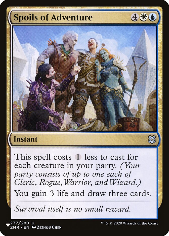 Spoils of Adventure [The List] Magic: The Gathering