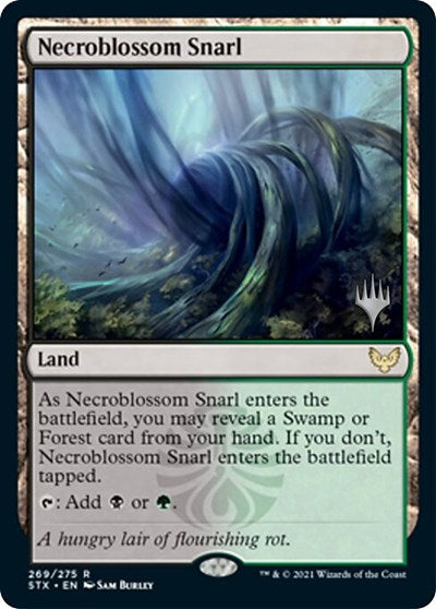 Necroblossom Snarl (Promo Pack) [Strixhaven: School of Mages Promos] Magic: The Gathering