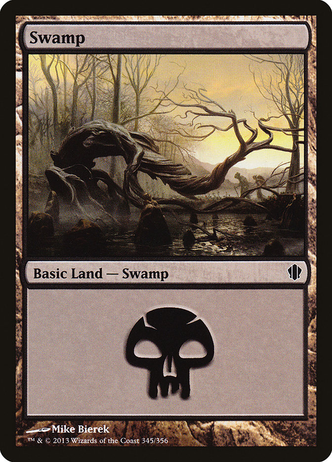 Swamp (345) [Commander 2013] Magic: The Gathering