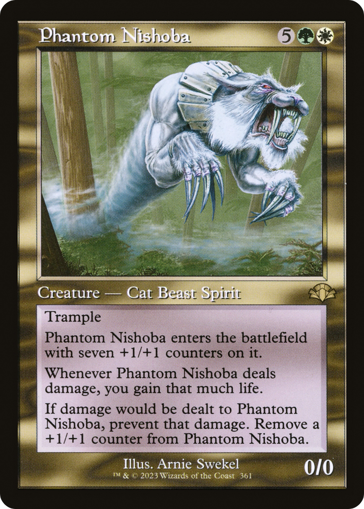 Phantom Nishoba (Retro) [Dominaria Remastered] Magic: The Gathering