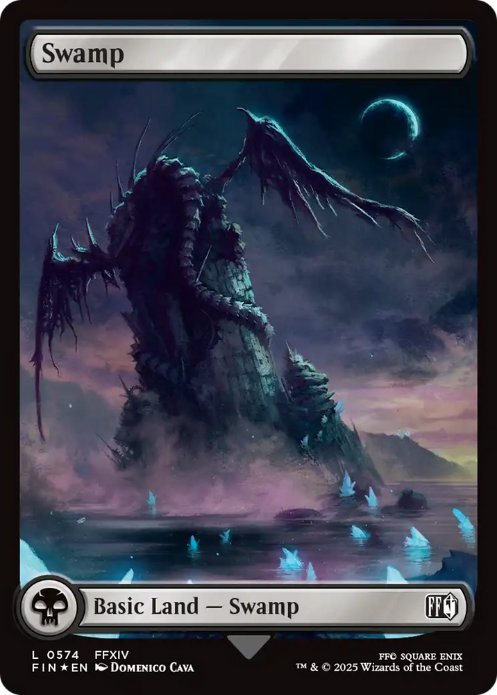 Swamp (0574) (Surge Foil) [FINAL FANTASY] Magic: The Gathering