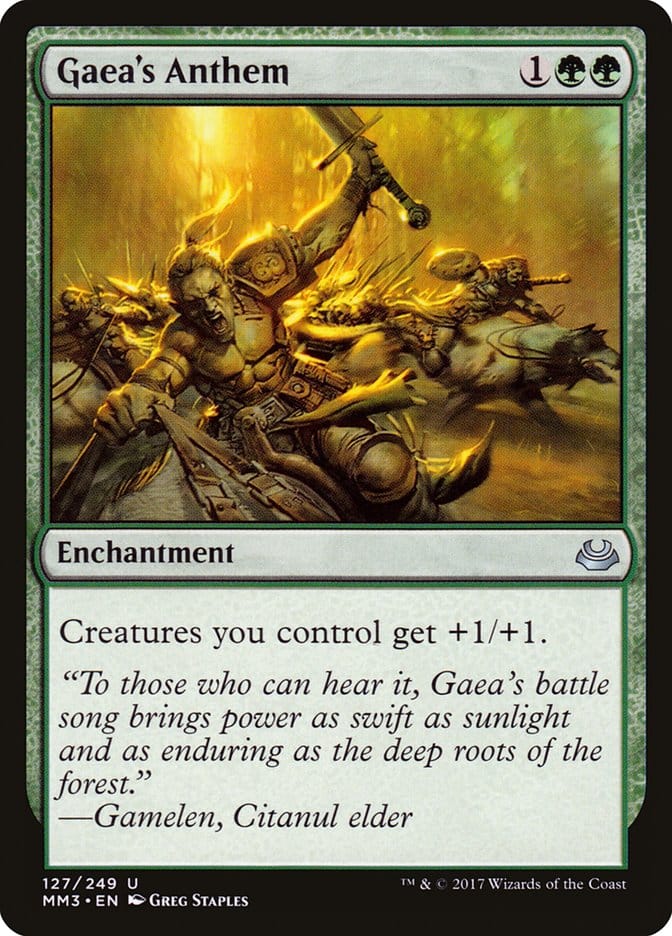 Gaea's Anthem [Modern Masters 2017] Magic: The Gathering