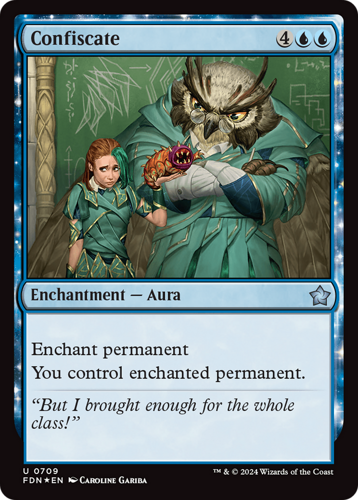 Confiscate [Foundations] Magic: The Gathering