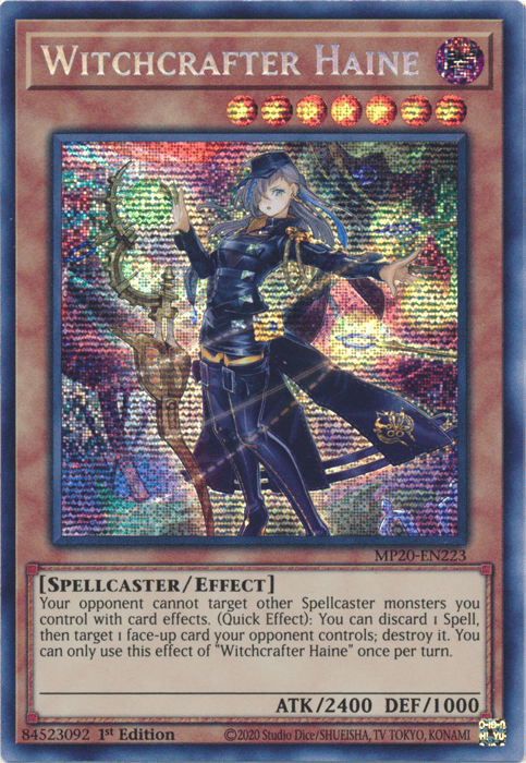 Witchcrafter Haine [MP20-EN223] Prismatic Secret Rare - Yugioh Cards For Your TCG Needs!