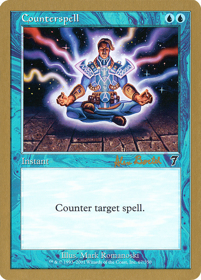 Counterspell (Alex Borteh) (7ED) [World Championship Decks 2001] Magic: The Gathering