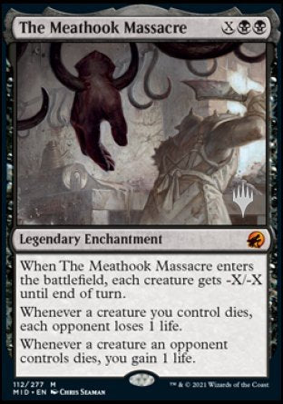 The Meathook Massacre (Promo Pack) [Innistrad: Midnight Hunt Promos] Magic: The Gathering