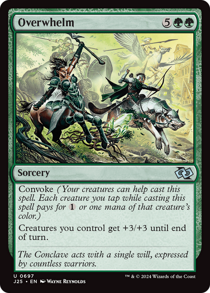 Overwhelm [Foundations Jumpstart] Magic: The Gathering