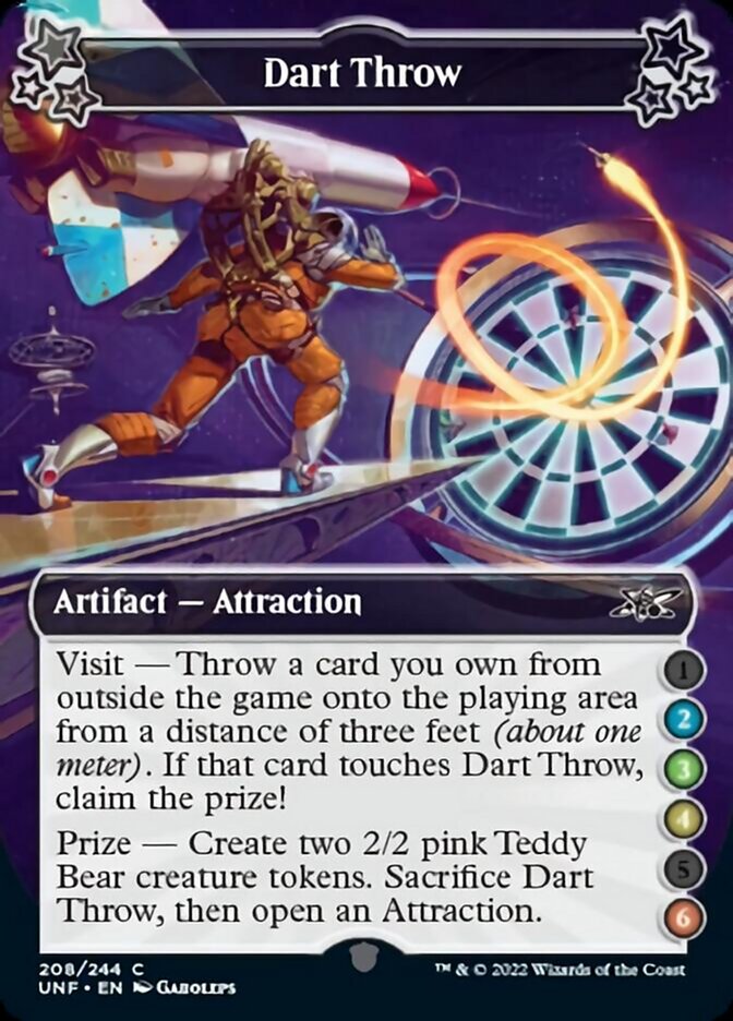 Dart Throw (2-3-4-6) [Unfinity] Magic: The Gathering