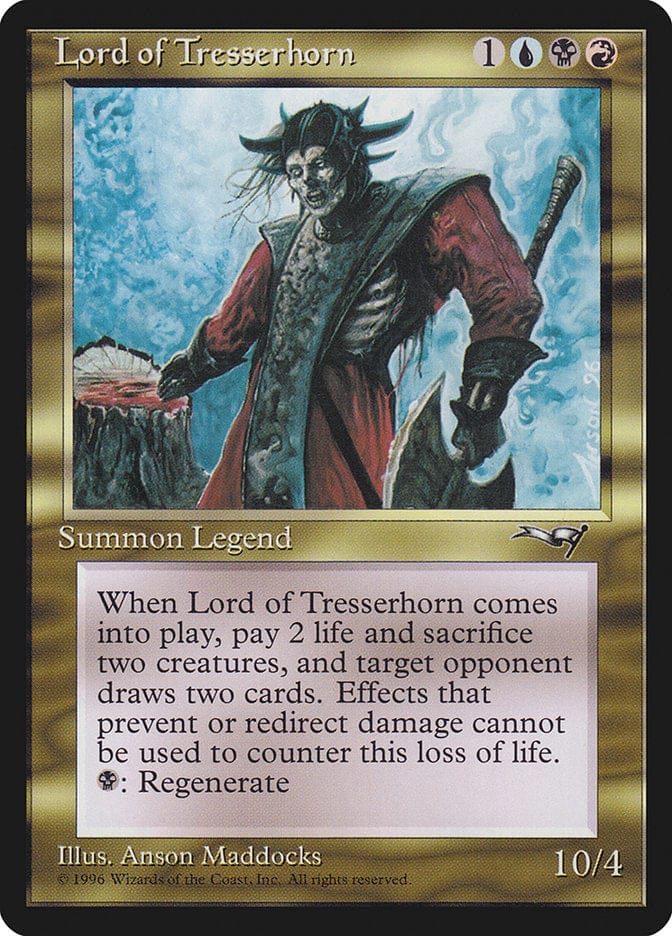 Lord of Tresserhorn [Alliances] Magic: The Gathering