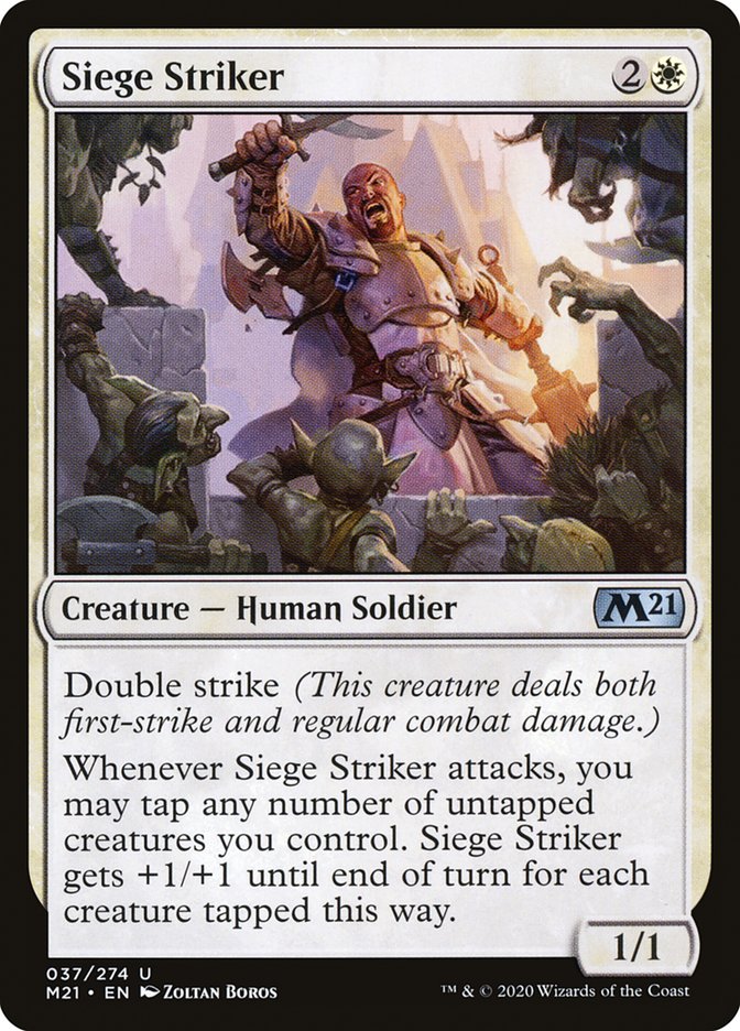 Siege Striker [Core Set 2021] Magic: The Gathering
