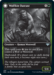 Wolfkin Outcast // Wedding Crasher [Innistrad: Double Feature] Magic: The Gathering