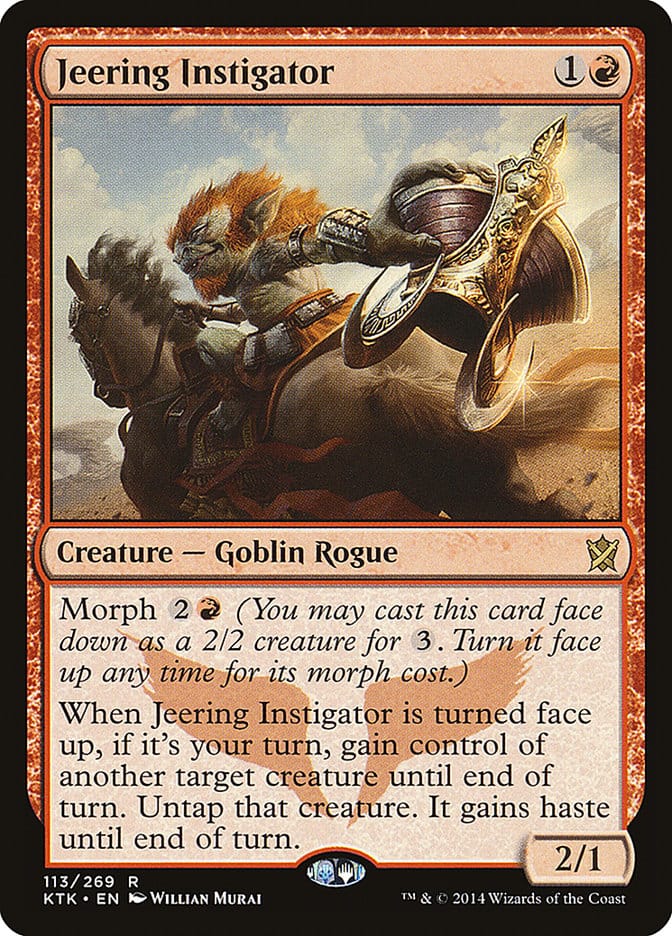 Jeering Instigator [Khans of Tarkir] Magic: The Gathering