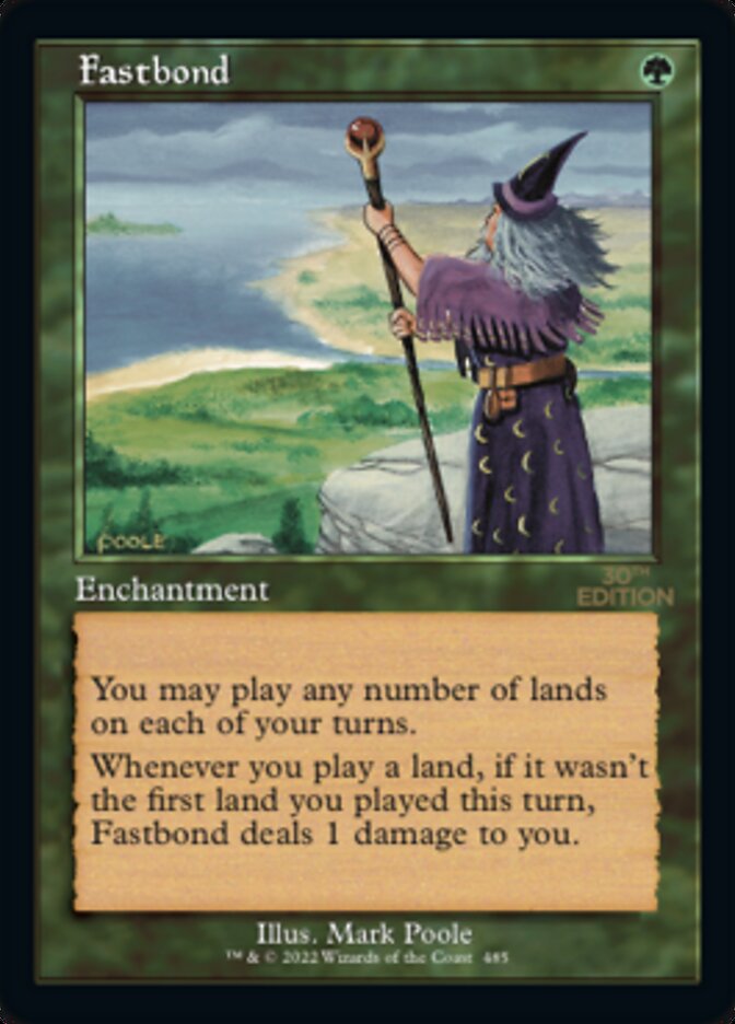 Fastbond (Retro) [30th Anniversary Edition] Magic: The Gathering